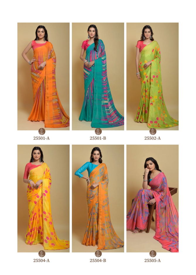  Raagsutra By Ruchi Silk Georgette Printed Sarees Catalog